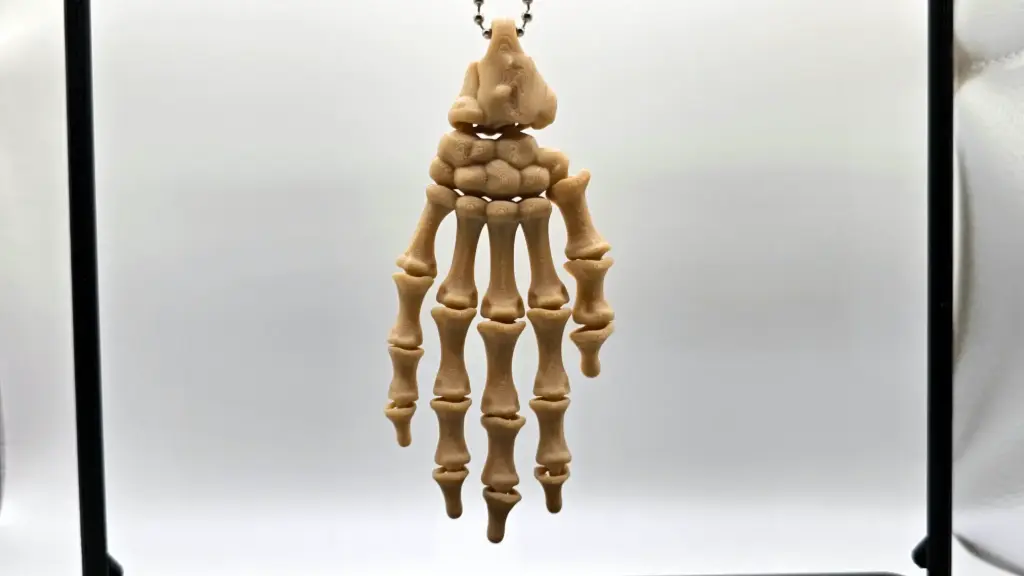 Knochen Hand Schlüsselanhänger