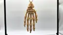 Knochen Hand Schlüsselanhänger